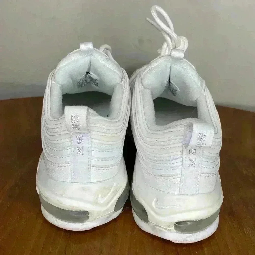 Nike Air Max 97 Triple White Youth Size US 5Y - Picture 4 of 8